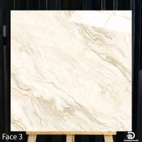 Gạch 100x100 cm Catalan 10005 màu vàng vân đá face 3