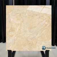 Gạch 60x60 60079 vân đá màu vàng porcelain men bóng