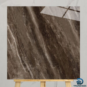 Gạch 60x60 Catalan 60081 vân đá nâu men bóng