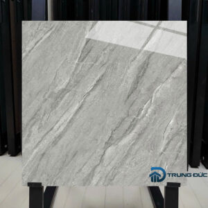 Gạch 60x60 65018 porcelain màu xám men bóng