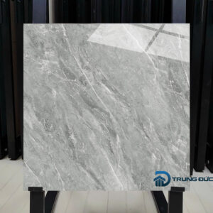 Gạch 60x60 Catalan 65020 porcelain màu ghi men bóng