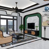 Gạch 800x800 lát nền phòng khách 80112