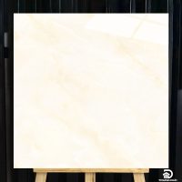 Gạch 80x80 Catalan 80053 porcelain màu vàng men bóng