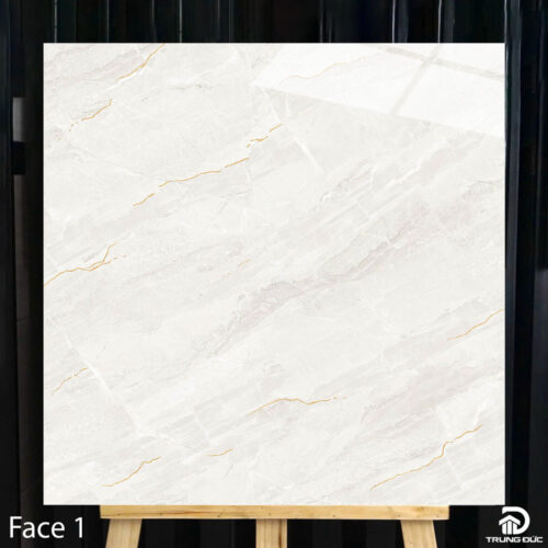 Gạch 80x80 Catalan 80102 porcelain 4 face màu ghi men bóng