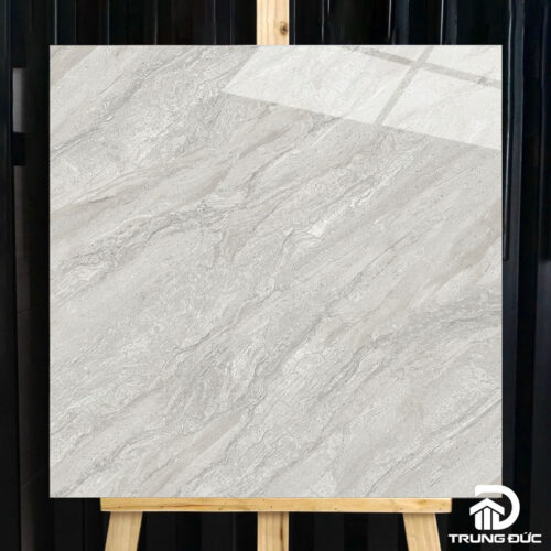 Gạch 80x80 Catalan 85004 porcelain màu ghi men bóng