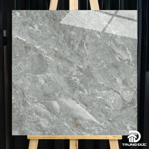 Gạch 80x80 Catalan 85005 porcelain màu xám men bóng