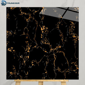 Gạch 80x80 đen chớp vàng Catalan 80032 porcelain men bóng