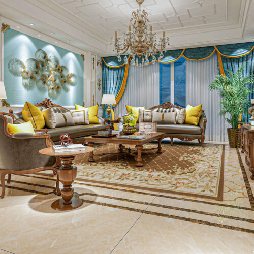 Gạch 80x80 lát nền phòng khách 85006