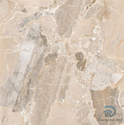 Gạch Apodio 66282016 men bóng màu kem vân đá, kích thước 60x60 cm