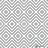 Gạch bông 20x20 màu đen trắng TDGB20-0102