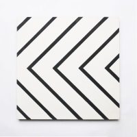 Gạch bông TDGB20-010, màu đen trắng, men matt, 20x20 (cm)