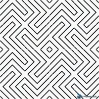 Gạch bông 20x20 màu đen trắng TDGB20-0102