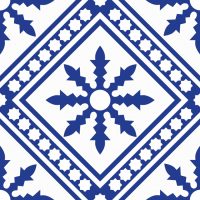 Gạch bông Prime 2722 men bóng, 30x30 (cm)