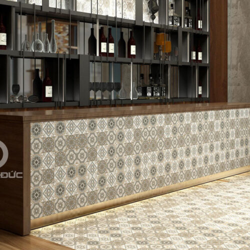 Gạch bông ốp lát quán cafe