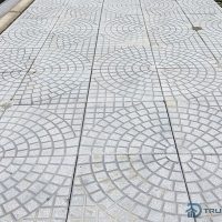 Gạch dẻ quạt 40x40 màu ghi