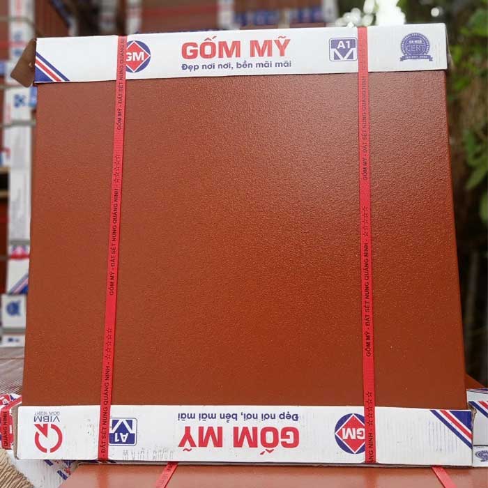 Gạch đỏ Gốm Mỹ 40x40 Tráng Men Giá Rẻ Tại Kho - Trung Đức