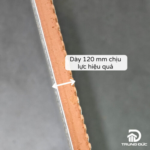 Chiều dày gạch lát sân Gốm Mỹ