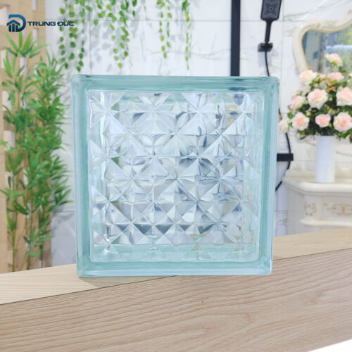 Gạch kính trám Thái Lan N-004 kích thước 19x19x8cm