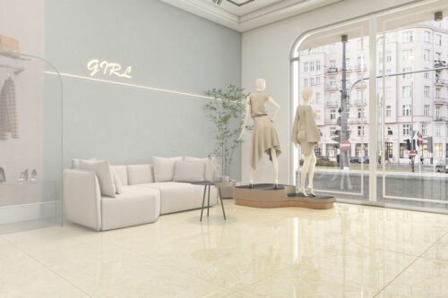 Gạch lát nền màu vàng 60x60 61040