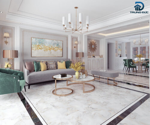 Gạch lát nền phòng khách 60x60 69062