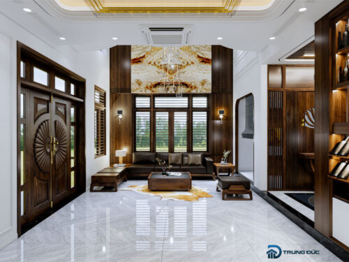 Gạch lát nền phòng khách 60x60 Catalan 65015