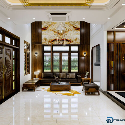 Gạch lát nền phòng khách 80x80 Catalan 85016