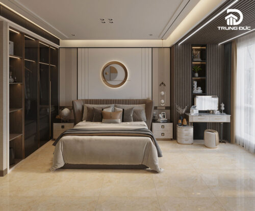 Gạch 60x60 lát nền phòng ngủ Catalan 60079