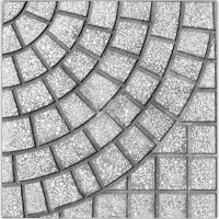 Gạch Terrazzo rẻ quạt màu ghi 30x30,40x40 (cm)