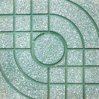 Gạch Terrazzo mắt nai màu xanh rêu 30x30-40x40 (cm)
