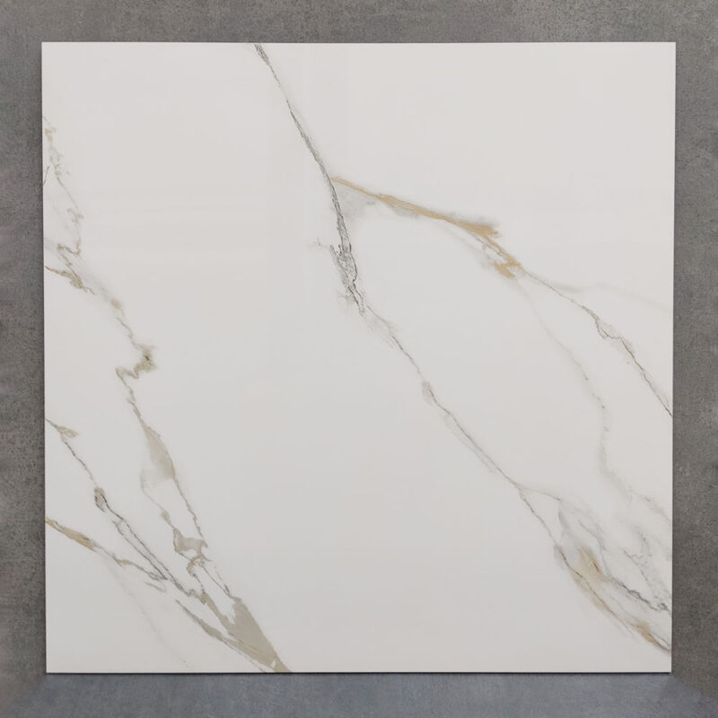 Gạch Porcelain Viova VN66037 màu trắng vân đá 60x60cm 2 Gạch Porcelain Viova VN66037 màu trắng vân đá 60x60cm