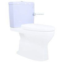 Két nước và nắp sứ bồn cầu TOTO HSW320PV#W