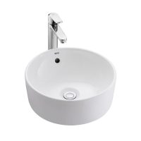 Lavabo INAX L-295V đặt bàn hình tròn