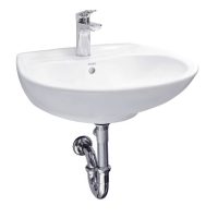 lavabo treo tường TOTO LT300C chân lửng