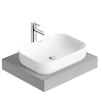 Chậu rửa mặt lavabo Viglacera V25 đặt bàn chữ nhật