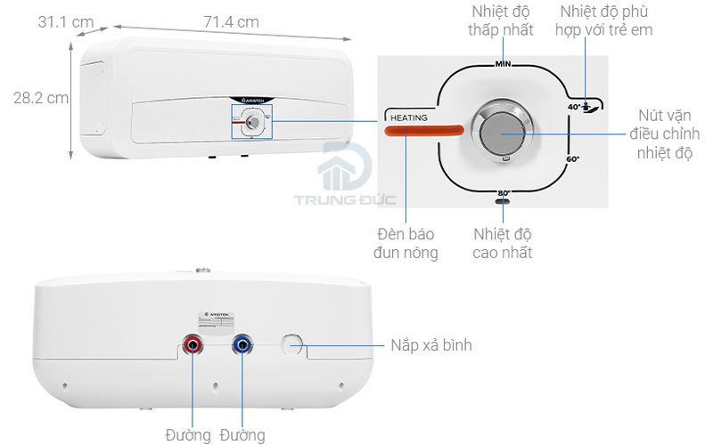 Máy nước nóng Ariston SL2 20 R 2.5FE-MT