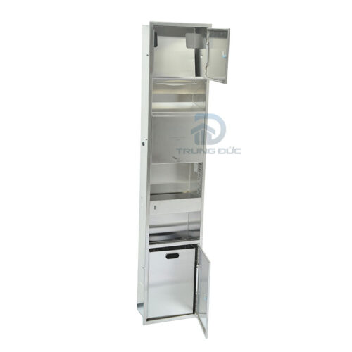 Máy sấy tay âm tường TOTO TYC602P kèm thùng rác + hộp giấy