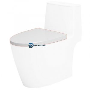 Nắp bồn cầu INAX đóng êm CF-602VS thân dài