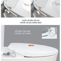 Tiện ích của nắp rửa cơ Caesar TAF060