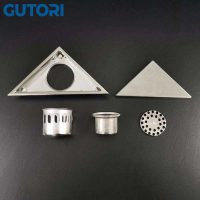 Phễu thoát sàn tàng hình đặt góc inox304