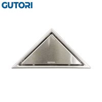 Phễu thoát sàn tàng hình đặt góc Gutori DS1659C