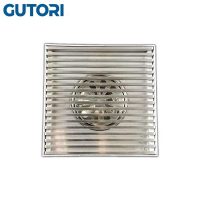Phễu Thoát Sàn INOX 304 Gutori SQ1255 12x12 (cm)