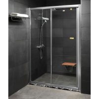 Phòng tắm kính Fendi FKP-1X2 phẳng Chorme 1200x1900mm
