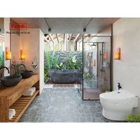 Phòng tắm kính Fendi FMU-1X4 góc vuông 3 vách 2800mm