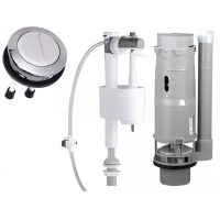 Phụ kiện xả bồn cầu Caesar FP825BV 2 khối xả nhấn