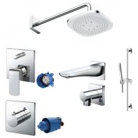 Bộ Sen Tắm Âm Tường TBG02304B/TBV02103B/TBW02003A/TBG02001B/TBW02017A