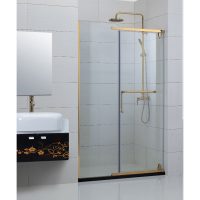 Vách kính nhà tắm Fendi FIP-2X2 1200mm 3 Vách kính nhà tắm Fendi FIP-2X2 1200mm phụ kiện hoàn thiện màu vàng