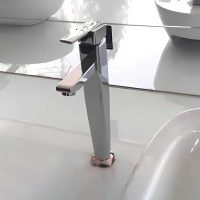 Vòi lavabo Viglacera VG126 nóng lạnh cổ cao