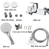 Bộ vòi hoa sen TOTO TBG03302V/TBW03002B